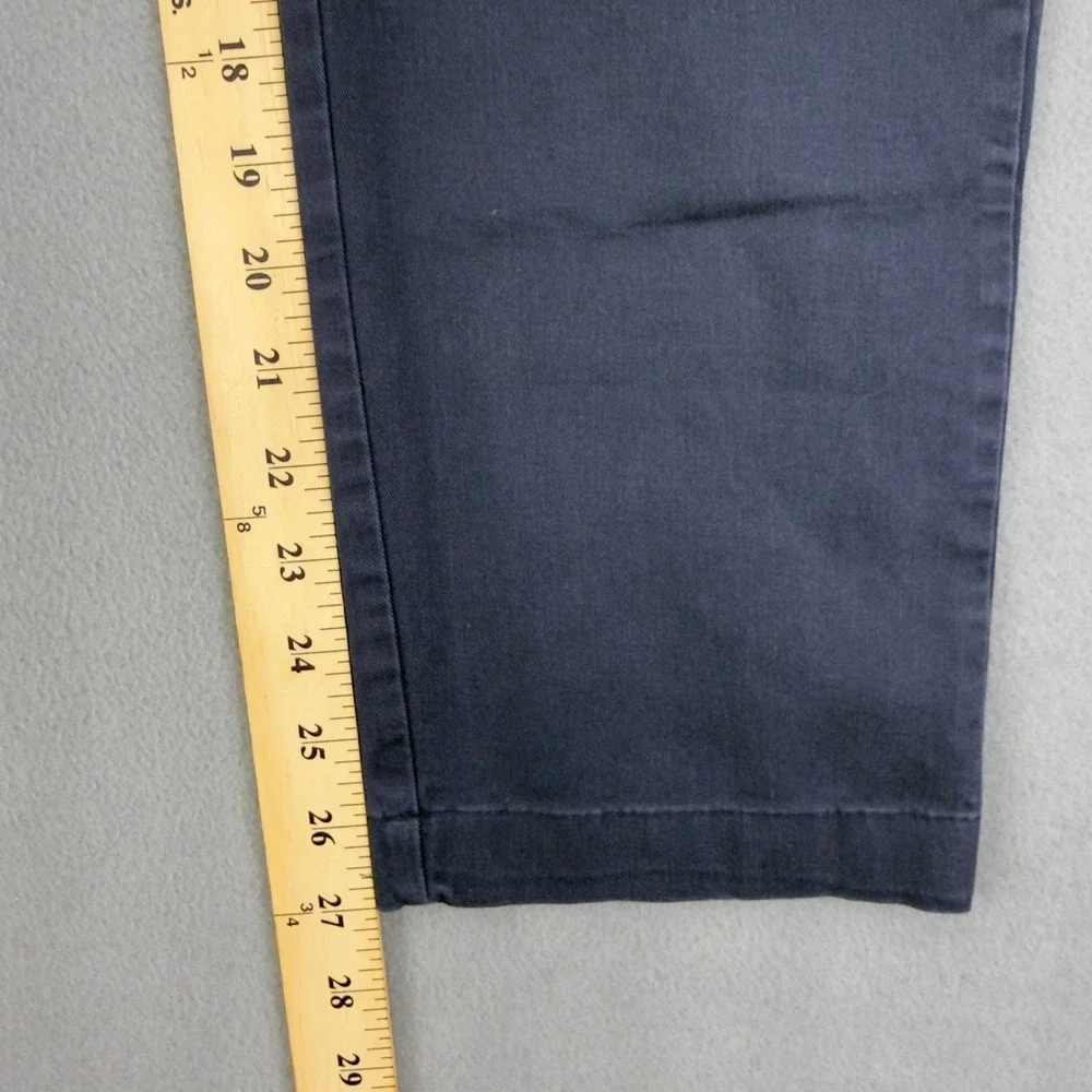 J.Crew 484 Slim Fit Navy Blue Chino Pants Mens 31x27 Casual Trousers